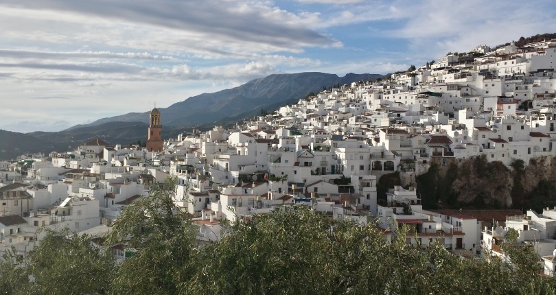 White villages near Malaga
