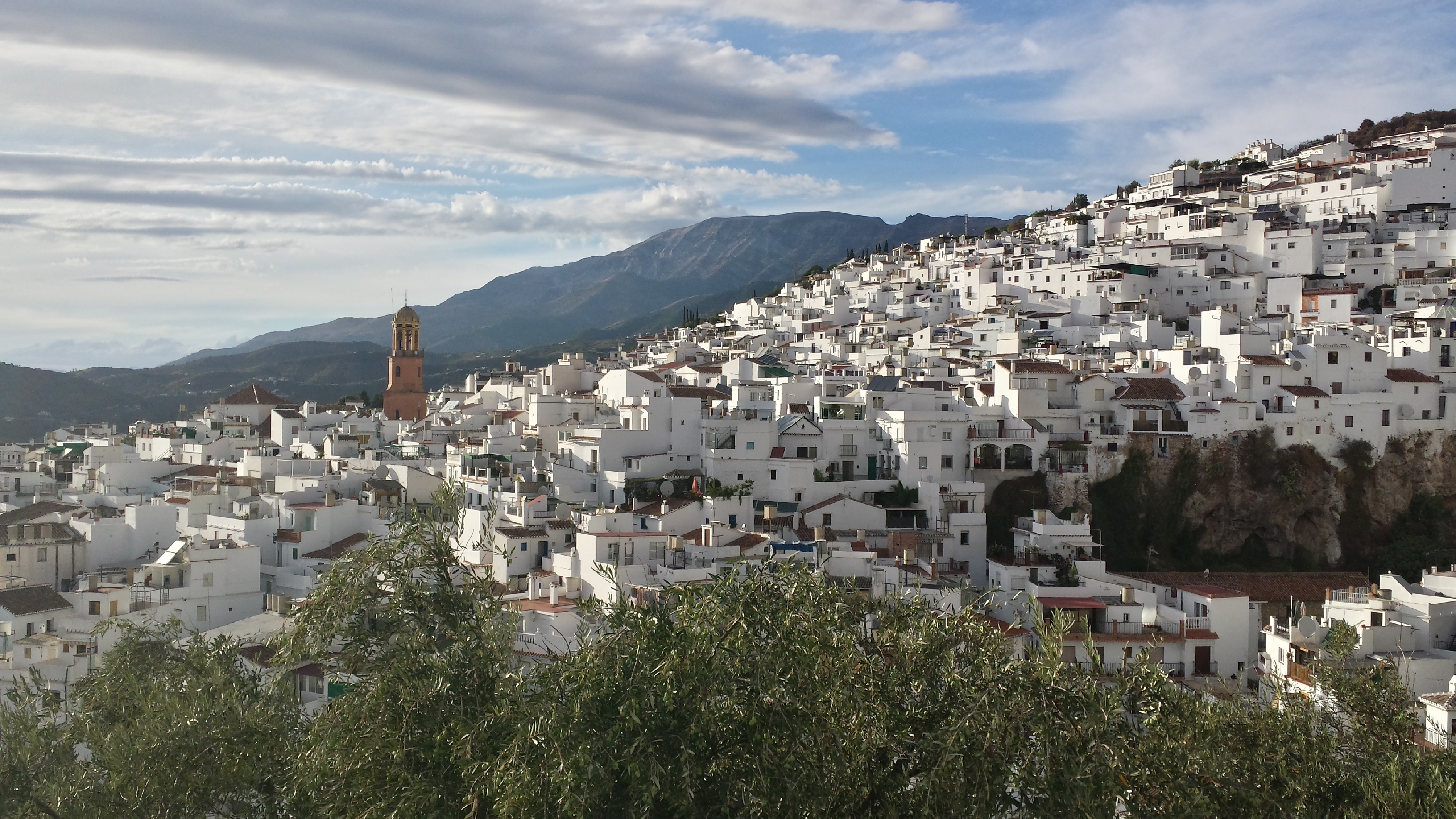 White villages near Malaga